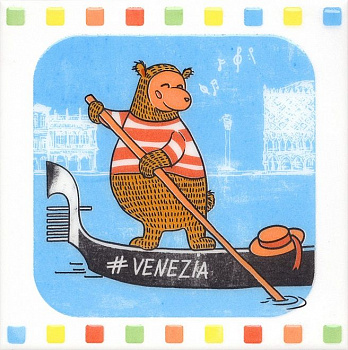 Керамическая плитка Kerama Marazzi Декор Большое путешествие Venezia 20х20