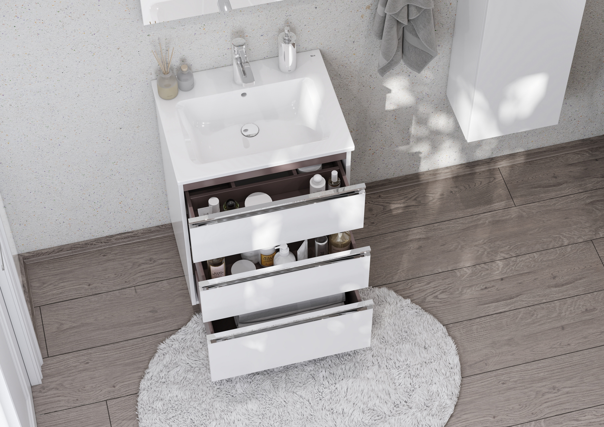 Раковина Roca The Gap 60 см, 3279A8000 белая