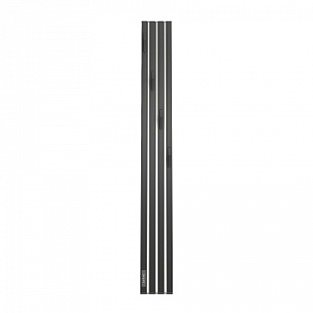 Полотенцесушитель электрический Point Пиано PN19722BC 150x1200 диммер слева, черный/хром