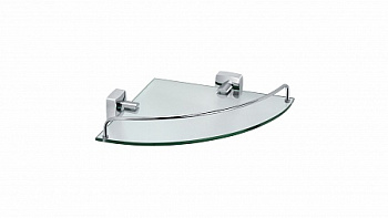 Fixsen KVADRO FX-61303A Полка стеклянная угловая