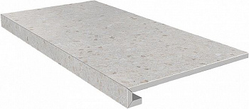 Керамогранит Kerama Marazzi Ступень клееная Терраццо беж светлый 33х60