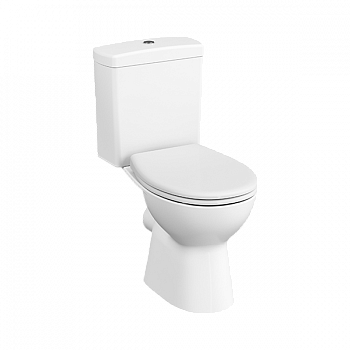 Унитаз-компакт безободковый VitrA S10 SmoothFlush 9864B003-7201 c термопластовым сиденьем микролифт, белый