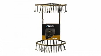 Fixsen FX-858-2 Угловая полка двухэтажная