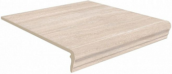 Керамогранит Kerama Marazzi Ступень Пантеон беж фронтальная 34х40,2