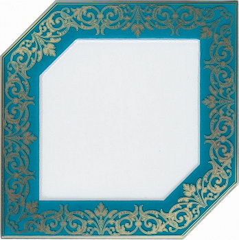 Керамическая плитка Kerama Marazzi Декор Клемансо бирюзовый 15х15