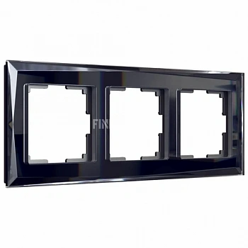 Рамка на 3 поста Diamant (черный) W0031208