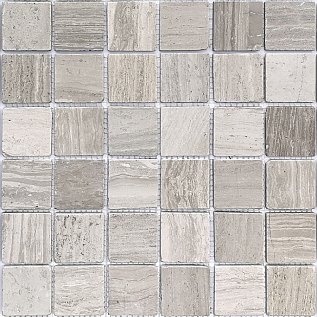 Мозаика LeeDo & Caramelle Travertino Silver MAT 48x48x7
