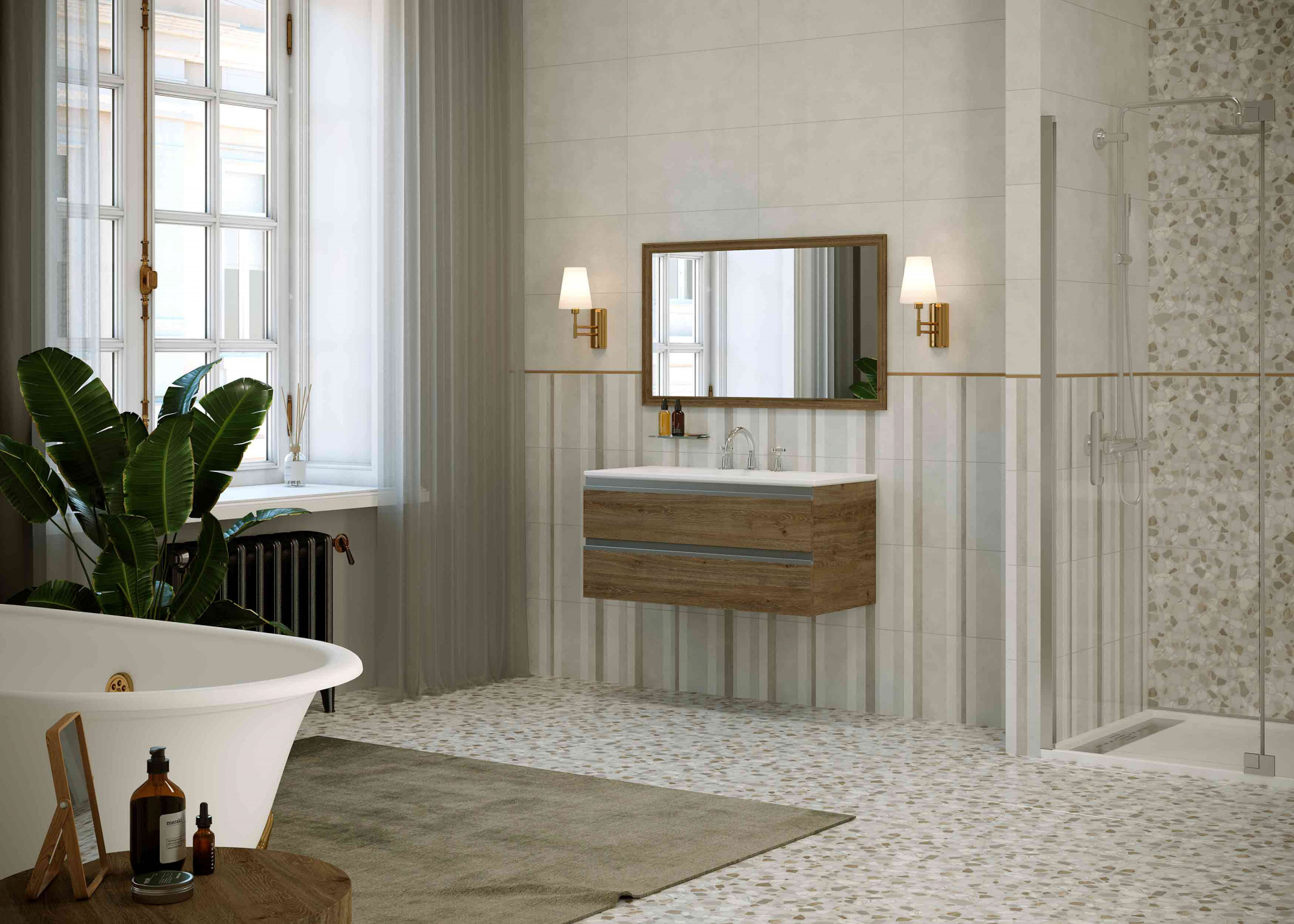 Керамогранит Creto Tropicano white 30х60