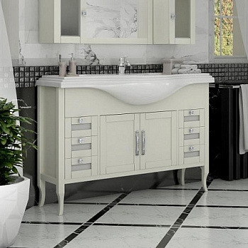 Тумба OPADIRIS Мираж 120, слоновая кость (Р)