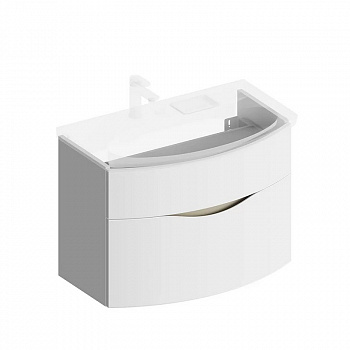 RV.80/WHT.M Тумба RIVA 80 см, белая матовая
