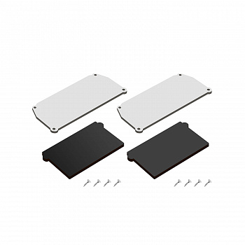 Комплект торцевых заглушек для профиля Denkirs DK5852-BK
