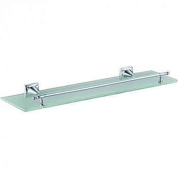 Полка HAIBA HB8507 стеклянная 1- ярус, хром