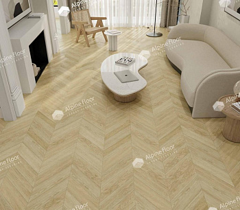 LVT плитка Дуб Ваниль Селект Chevron ECO 20-2