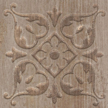Керамогранит Kerama Marazzi Вставка Браш Вуд коричневый 9,9х9,9