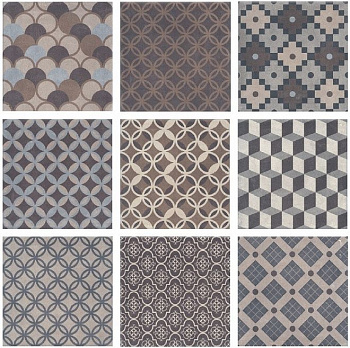 Керамогранит Kerama Marazzi Карнаби-стрит орнамент 20х20