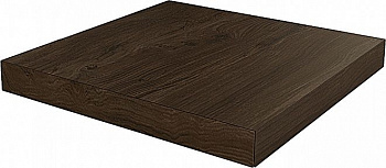 Керамогранит Kerama Marazzi Ступень Сальветти венге угловая левая клееная 33х33