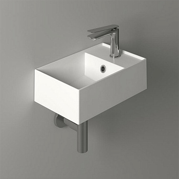 Раковина Simas Agile, 40х27 см, правая, белый, AG40 bi*1