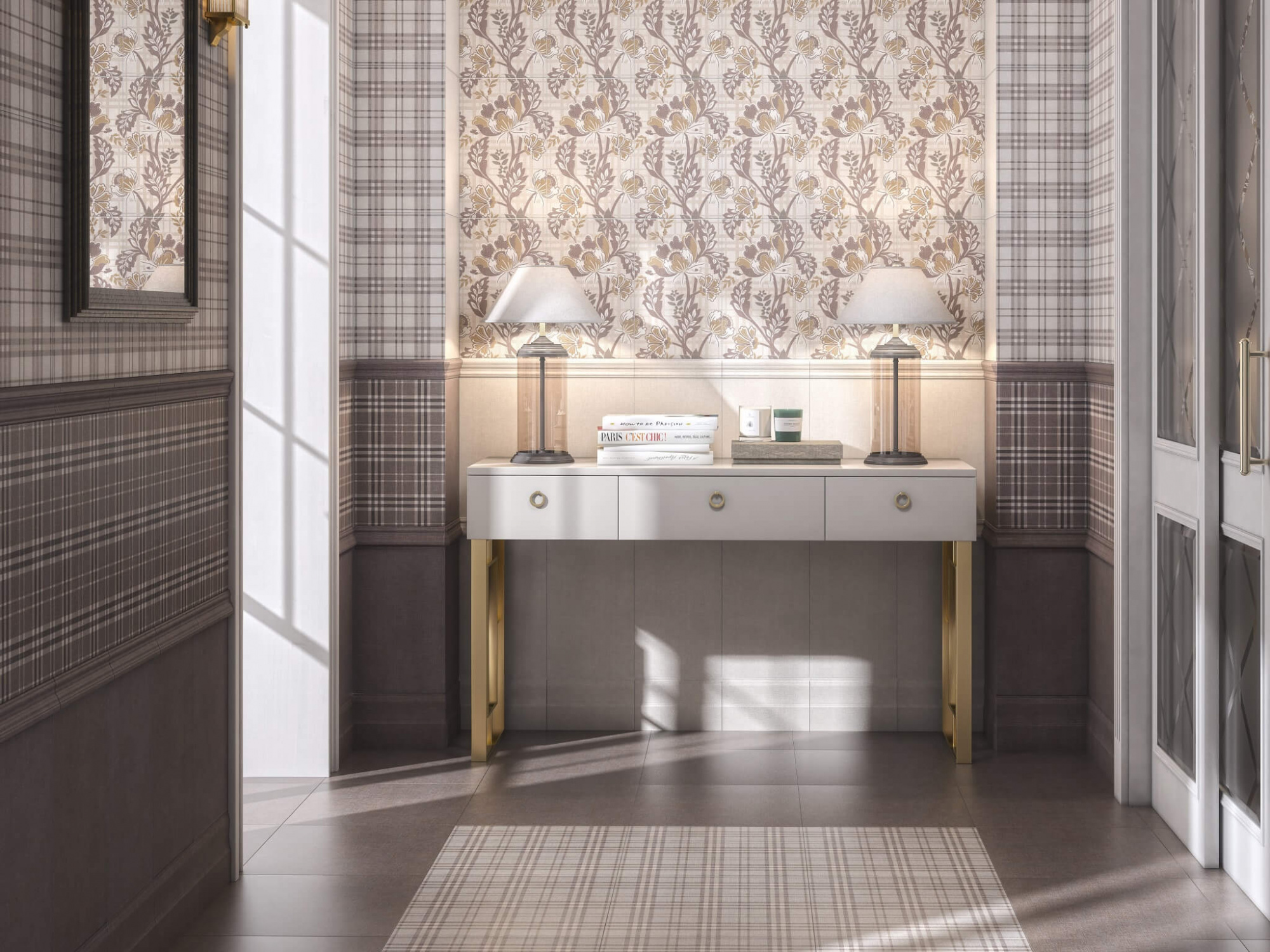 Керамическая плитка Kerama Marazzi Бордюр Багет Трокадеро беж светлый 5,5х25