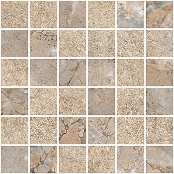 Мозаика Vitra Marble-Stone Терра Матовый-Лаппато Ректификат (5х5) 30х30