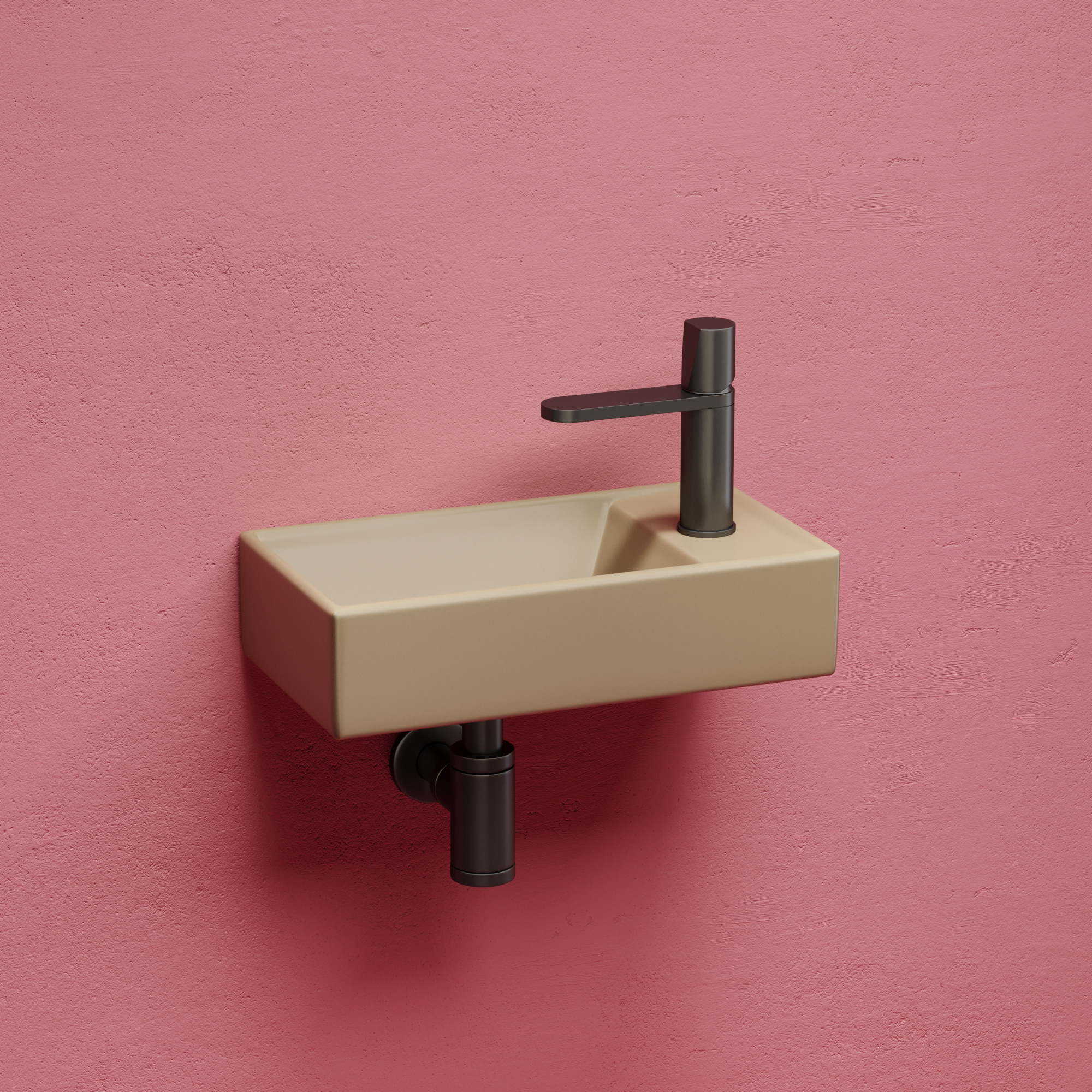 Рукомойник Ceramica Nova Element 41,7, см CN6051LMC капучино матовый
