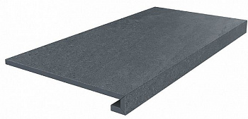 Керамогранит Kerama Marazzi Ступень клееная Про Матрикс антрацит обрезной 33х60