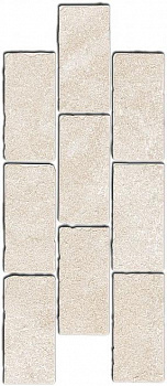 Керамогранит Kerama Marazzi Бордюр Роверелла беж светлый мозаичный 14,7х34,5