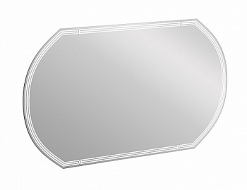 Зеркало LED 090 design 100x60 с подсветкой с антизапотеванием овальное
