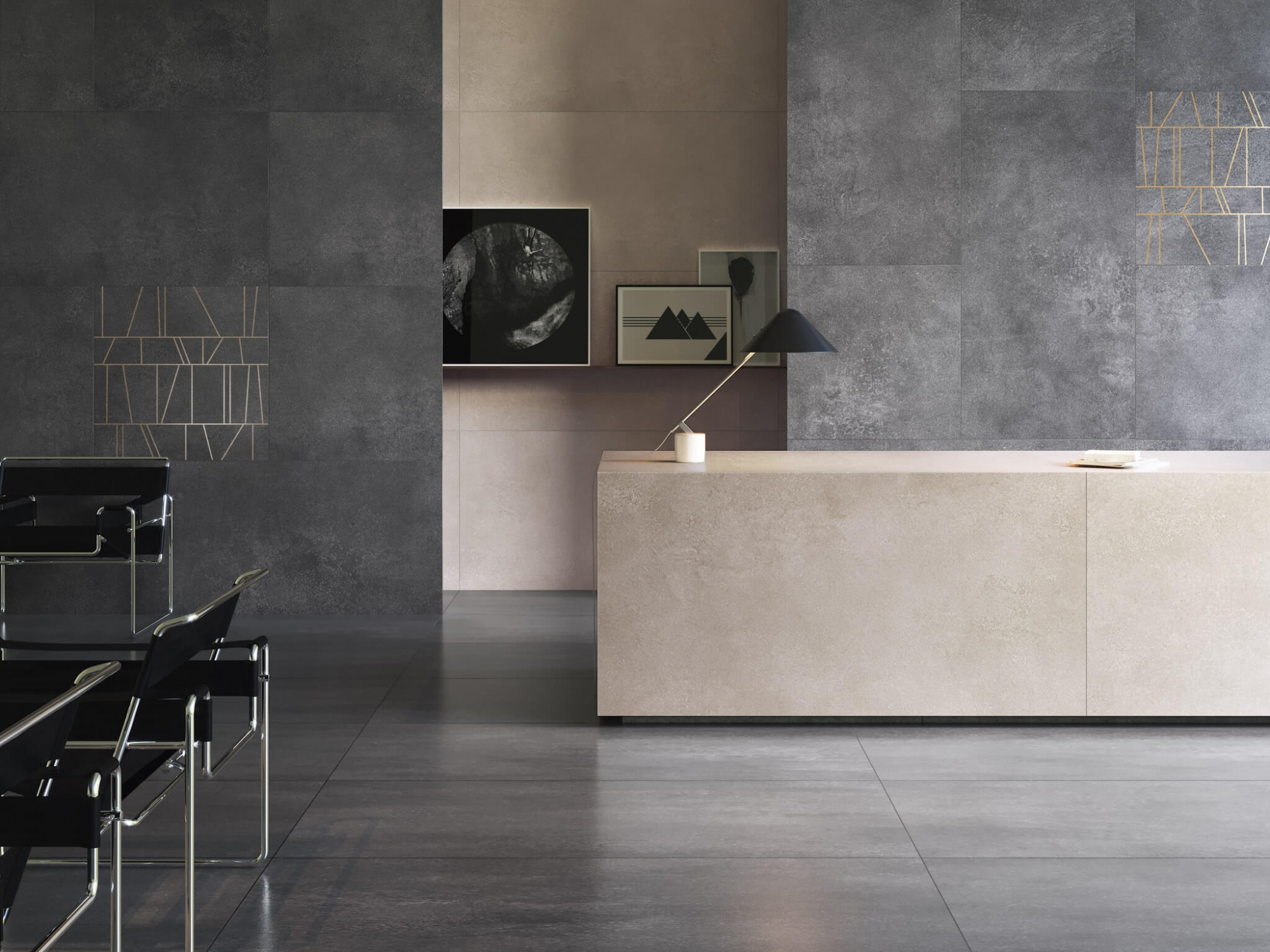 Керамогранит Kerama Marazzi Турнель серый тёмный обрезной 80х80