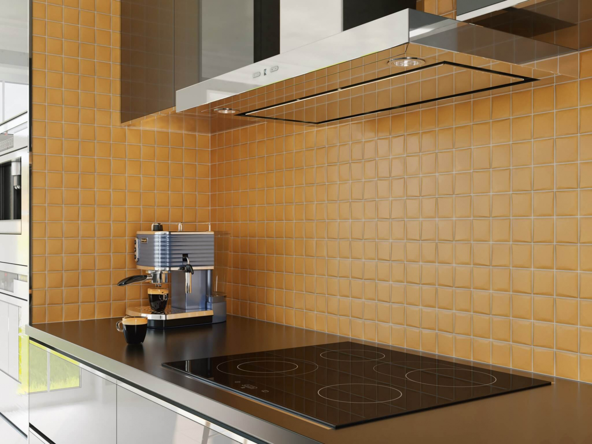 Керамическая плитка Kerama Marazzi Вставка Анвер 1 серый 4,85х4,85