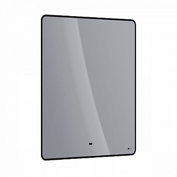 Зеркало Lemark MIOBLACK 70х80см с интерьерной подсветкой, с подогревом