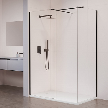Душевая перегородка RGW WA-020B (WA-010B (2 шт.) + S-1220 B), Прозрачное, 700x800