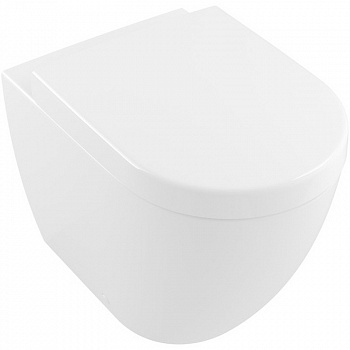Унитаз приставной безободковый Villeroy&Boch Subway 2.0 5602R0R1 альпийский белый