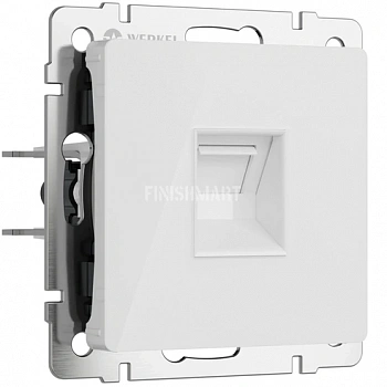 Розетка Ethernet RJ-45 (белый акрил) W1181041