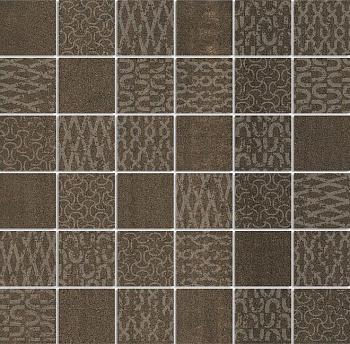 Керамогранит Kerama Marazzi Декор Про Дабл коричневый мозаичный 30х30