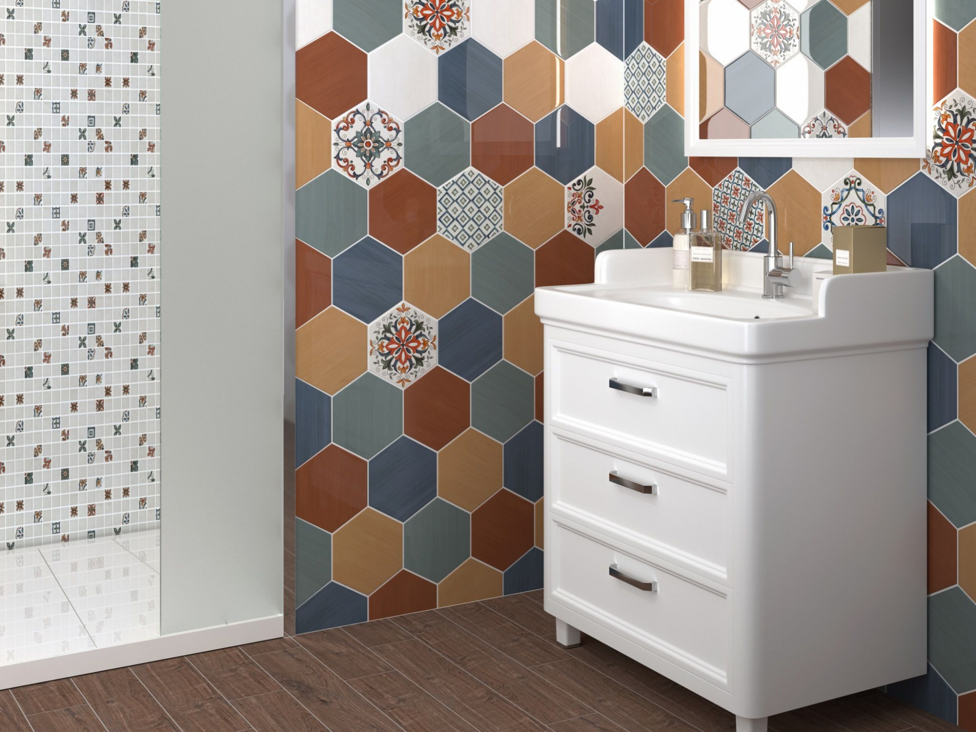 Керамическая плитка Kerama Marazzi Плитка Макарена коричневый 20х23,1