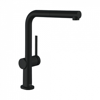 Смеситель Hansgrohe Talis для кухонной мойки 72808670 черный