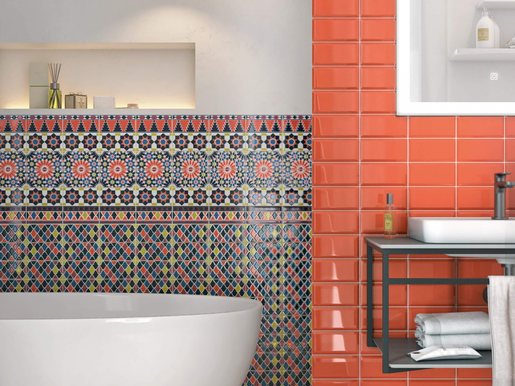 Керамическая плитка Kerama Marazzi Плитка Клемансо зелёный тёмный грань 7,4х15