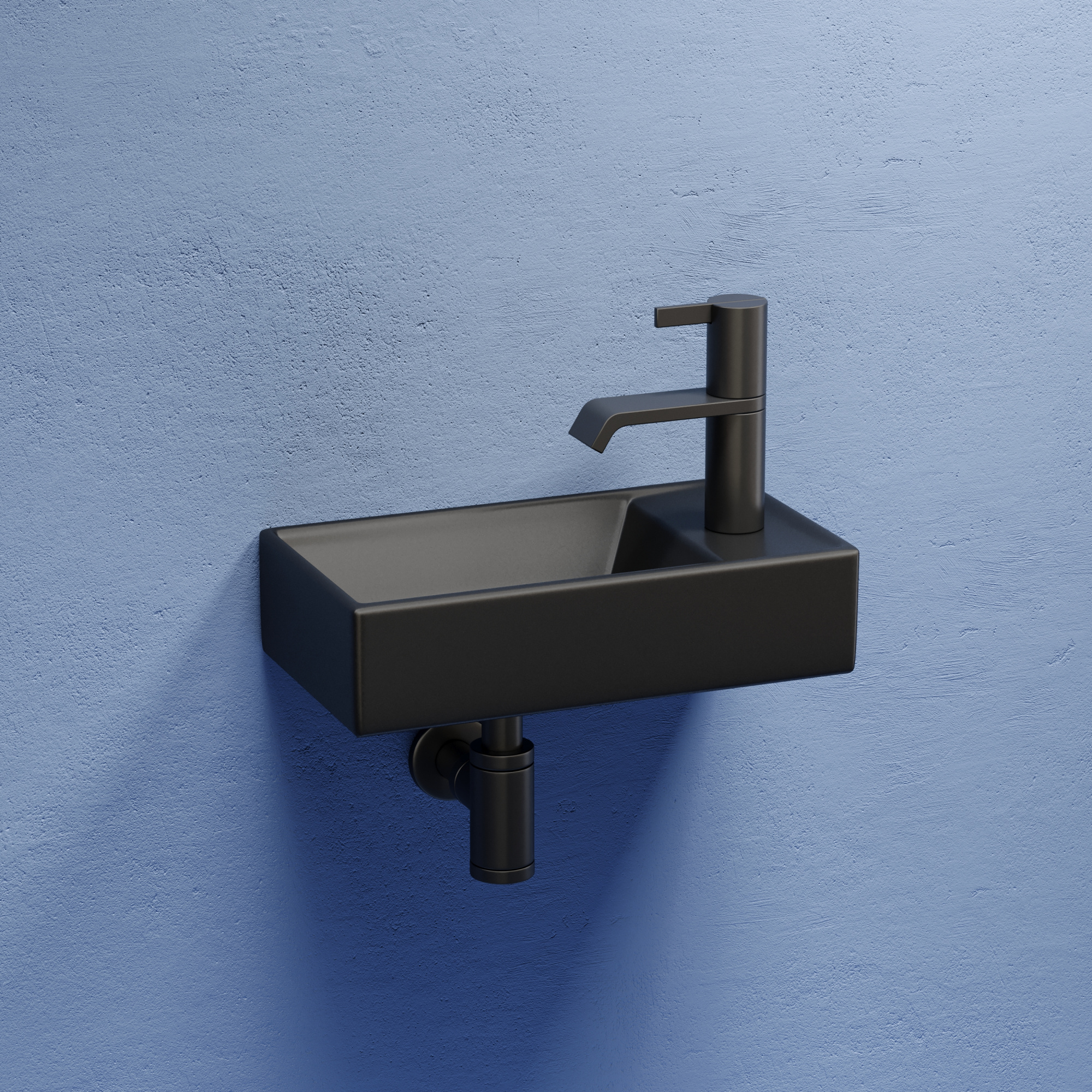 Рукомойник Ceramica Nova Element 41,7, см CN6051LMB чёрный матовый