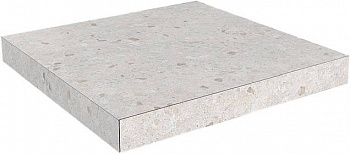 SG631800R/GCA Ступень угловая клееная Терраццо бежевый светлый 33x33