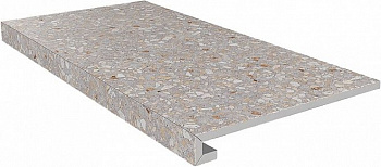 Керамогранит Kerama Marazzi Ступень клееная Терраццо беж 33х60