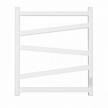 Полотенцесушитель электрический Point Феникс PN15856W П5 500x600, диммер справа, белый