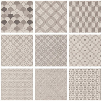 Керамогранит Kerama Marazzi Карнаби-стрит орнамент беж 20х20