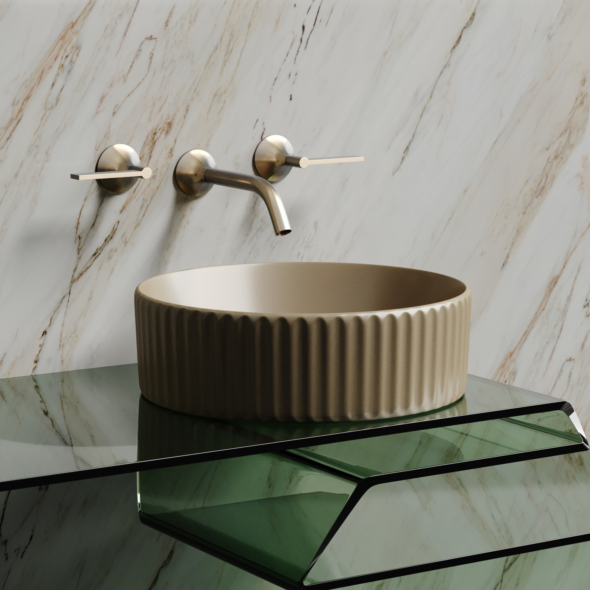 Рукомойник Ceramica Nova Element 36, см CN6057MC капучино матовый
