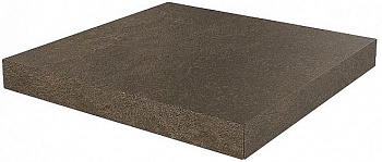 Керамогранит Kerama Marazzi Ступень угловая клееная Про Стоун коричневый 33х33