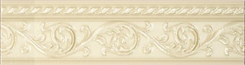 Керамическая плитка Carmen Бордюр Moldura Yara Crema 4х15