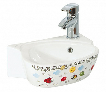 Раковина Creavit Cocuk CK035D(CK035.000F0) детская с декором