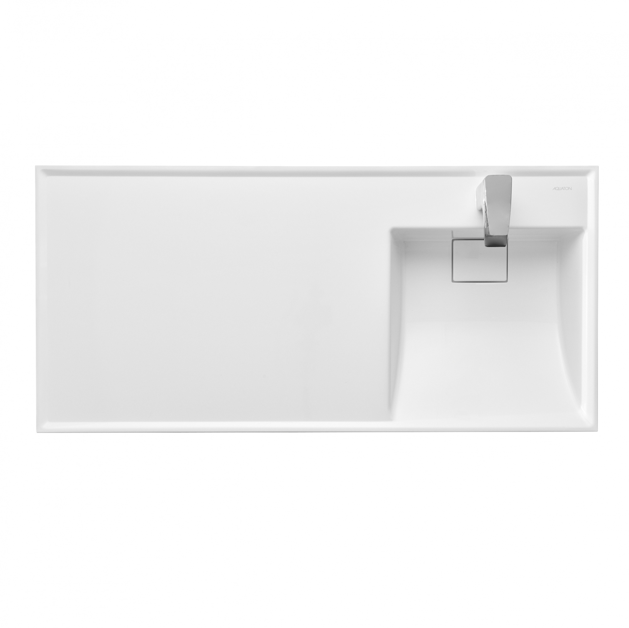 Раковина Aquaton Лондри 120 см 1A72243KLH010 искусственная камень белая