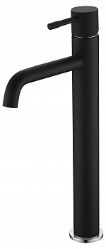 Смеситель Boheme Uno 462-BCR для раковины, black chrome