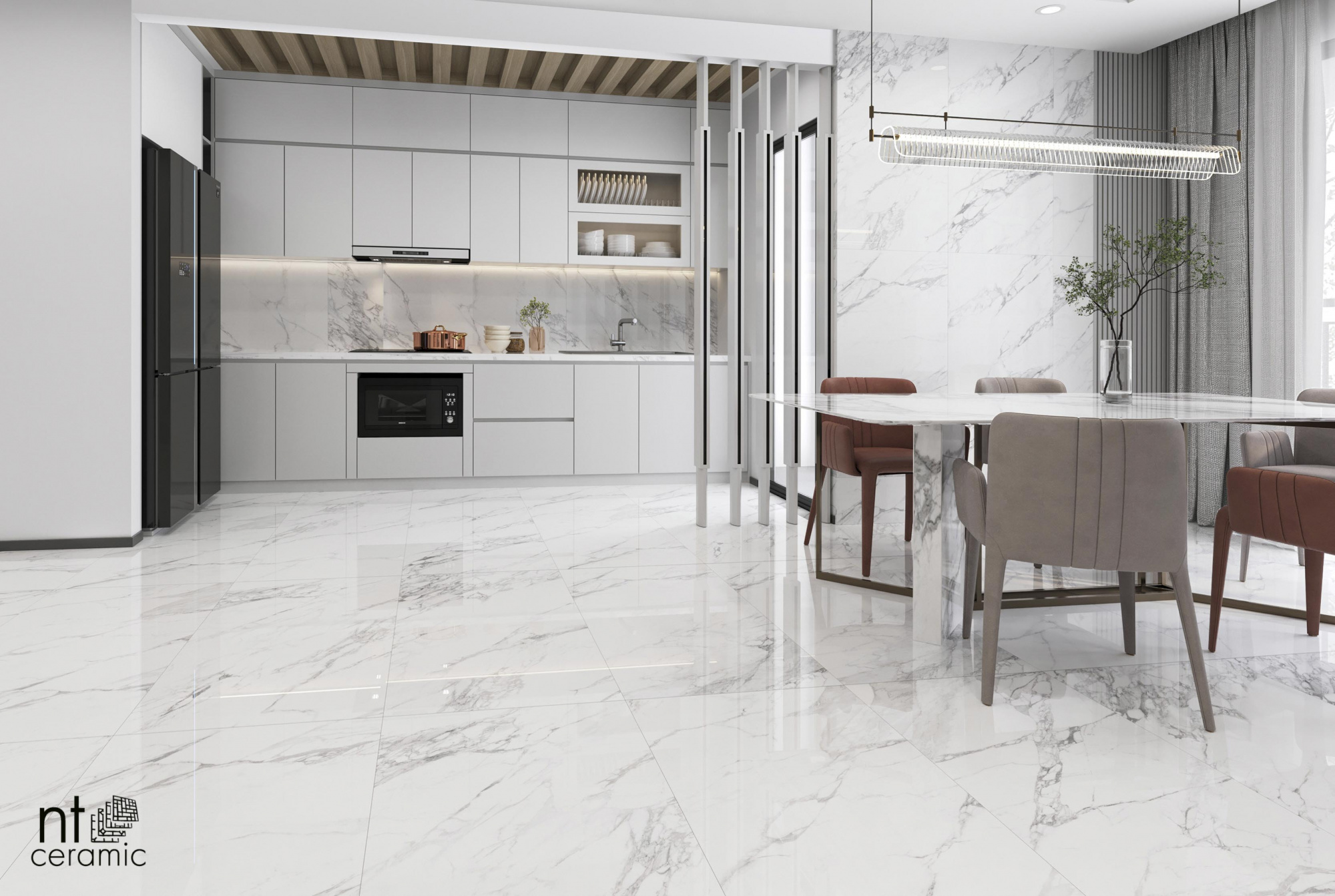 Керамогранит Artic statuario Glossy