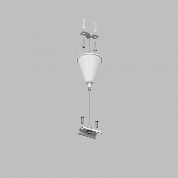 Подвесное крепление для трека Denkirs TR1105-WH